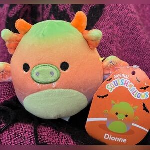 NWT 3” Dionne the Gargoyle Squishmallow — Halloween Collection